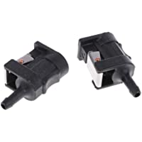 2 Unids Tanque De Línea De Combustible Conector Apto Yamaha Motor Fueraborda Barco Marino Motor